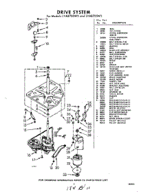 03 - Drive parts for Whirlpool Washer LVA8705W3 / from AppliancePartsPros.com