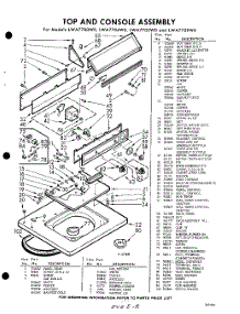 05 - Top And Console parts for Whirlpool Washer LWA7700W0 / from AppliancePartsPros.com