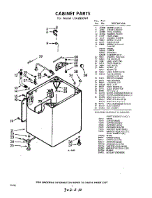 02 - Cabinet parts for Whirlpool Washer LXA6860W1 / from AppliancePartsPros.com