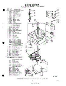 03 - Drive parts for Whirlpool Washer LXA6900W0 / from AppliancePartsPros.com