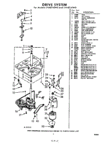 03 - Drive parts for Whirlpool Washer LVA8745W0 / from AppliancePartsPros.com