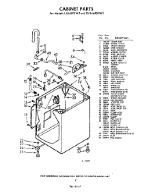 02 - Cabinet parts for Whirlpool Washer LXA6900W2 / from AppliancePartsPros.com
