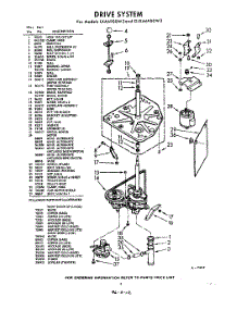 03 - Drive, Lit / Optional parts for Whirlpool Washer LXA6900W2 / from AppliancePartsPros.com
