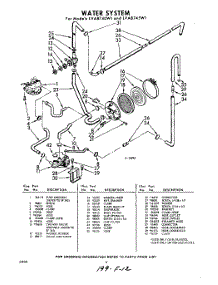 06 - Water parts for Whirlpool Washer LVA8745W1 / from AppliancePartsPros.com