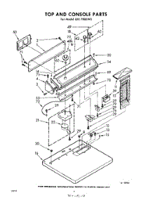 04 - Top And Console parts for Whirlpool Dryer LDE7800W0 / from AppliancePartsPros.com