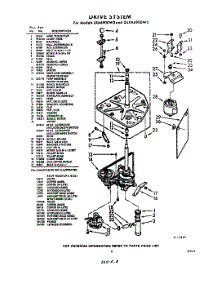 03 - Drive parts for Whirlpool Washer LXA6900W3 / from AppliancePartsPros.com