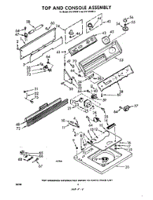 04 - Top And Console parts for Whirlpool Washer LVA8900W0 / from AppliancePartsPros.com