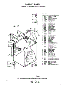 02 - Cabinet parts for Whirlpool Washer LVA8900W1 / from AppliancePartsPros.com