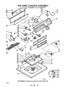 04 - Top And Console parts for Whirlpool Washer LVA8900W1 / from AppliancePartsPros.com
