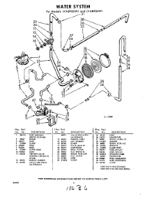 06 - Water System parts for Whirlpool Washer LVA8900W1 / from AppliancePartsPros.com