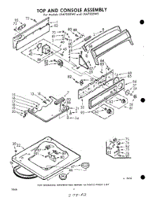 04 - Top And Console parts for Whirlpool Washer LXA7000W0 / from AppliancePartsPros.com