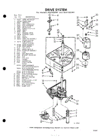 03 - Drive parts for Whirlpool Washer LXA7000W1 / from AppliancePartsPros.com