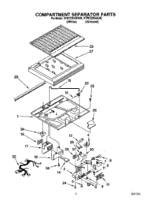 04 - Compartment Separator parts for Kitchenaid Refrigerator KTRC22KAAL00 / from AppliancePartsPros.com