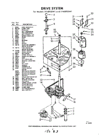 03 - Drive parts for Whirlpool Washer LVA8905W1 / from AppliancePartsPros.com