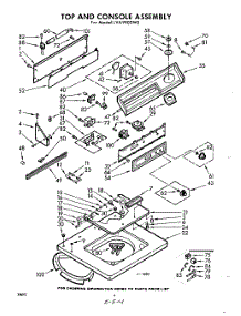 04 - Top And Console parts for Whirlpool Washer LVA9900W0 / from AppliancePartsPros.com