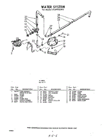 06 - Water System parts for Whirlpool Washer LVA9900W0 / from AppliancePartsPros.com