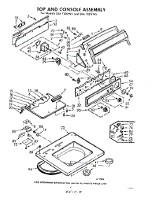 04 - Top And Console parts for Whirlpool Washer LXA7000W5 / from AppliancePartsPros.com