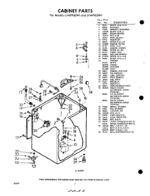 02 - Cabinet parts for Whirlpool Washer LVA9900W1 / from AppliancePartsPros.com