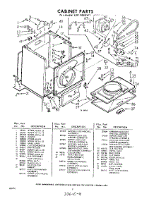 04 - Cabinet parts for Whirlpool Dryer LDE9800W1 / from AppliancePartsPros.com