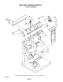 03 - Section parts for Whirlpool Dryer LE9200XWN0 / from AppliancePartsPros.com