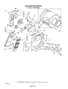 04 - Section parts for Whirlpool Dryer LE9200XWN0 / from AppliancePartsPros.com