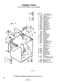 02 - Cabinet parts for Whirlpool Washer LVA9920W1 / from AppliancePartsPros.com