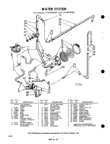 06 - Water System parts for Whirlpool Washer LVA9920W1 / from AppliancePartsPros.com
