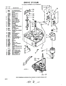 02 - Drive parts for Whirlpool Washer LVA9925W0 / from AppliancePartsPros.com