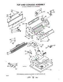 04 - Top And Console parts for Whirlpool Washer LVA9925W0 / from AppliancePartsPros.com