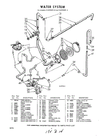 06 - Water System parts for Whirlpool Washer LVA9925W0 / from AppliancePartsPros.com