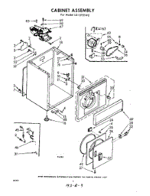04 - Cabinet parts for Whirlpool Dryer LDI5701W0 / from AppliancePartsPros.com