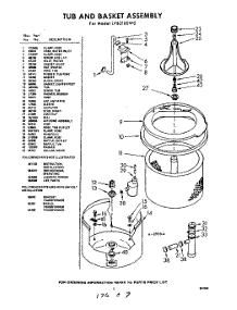 03 - Section parts for Whirlpool Washer LVB3100W0 / from AppliancePartsPros.com