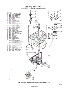 03 - Drive parts for Whirlpool Washer LXA7405W1 / from AppliancePartsPros.com