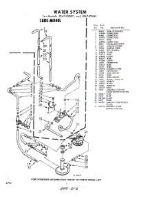 06 - Water System parts for Whirlpool Washer LXA7405W1 / from AppliancePartsPros.com
