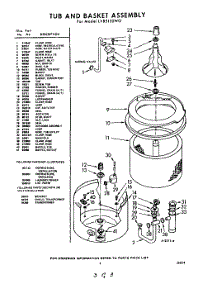 03 - Section parts for Whirlpool Washer LVB5150W0 / from AppliancePartsPros.com