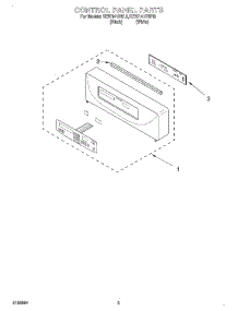 02 - Control Panel parts for Kitchenaid Oven KEBI141DWH9 / from AppliancePartsPros.com
