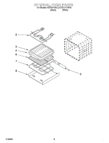 04 - Internal Oven parts for Kitchenaid Oven KEBI141DWH9 / from AppliancePartsPros.com