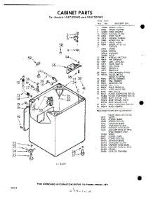 02 - Cabinet parts for Whirlpool Washer LXA7500W0 / from AppliancePartsPros.com