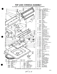 05 - Top And Console parts for Whirlpool Washer LWA7709W2 / from AppliancePartsPros.com