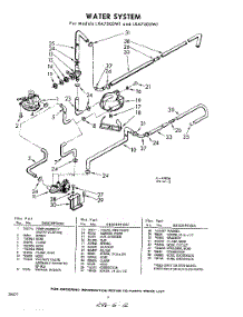 06 - Water System parts for Whirlpool Washer LXA7500W1 / from AppliancePartsPros.com