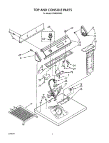 03 - Section parts for Whirlpool Dryer LE9480XWN0 / from AppliancePartsPros.com