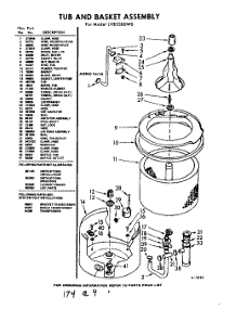 03 - Section parts for Whirlpool Washer LVB5300W0 / from AppliancePartsPros.com