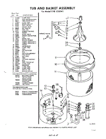 03 - Section parts for Whirlpool Washer LVB5300W1 / from AppliancePartsPros.com