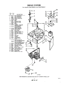 03 - Drive parts for Whirlpool Washer LXA7500W5 / from AppliancePartsPros.com