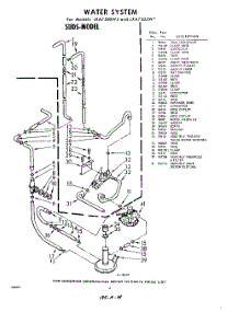 06 - Water System parts for Whirlpool Washer LXA7500W5 / from AppliancePartsPros.com