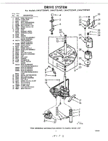 03 - Drive parts for Whirlpool Washer LWA7709W9 / from AppliancePartsPros.com