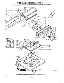 04 - Top And Console parts for Whirlpool Washer LWA7709W9 / from AppliancePartsPros.com
