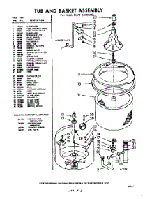 03 - Section parts for Whirlpool Washer LVB5500W0 / from AppliancePartsPros.com