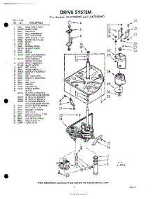 03 - Drive parts for Whirlpool Washer LXA7505W0 / from AppliancePartsPros.com