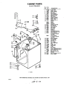 02 - Section parts for Whirlpool Washer LVB6400W1 / from AppliancePartsPros.com